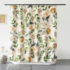 Unyqoos® Stijlvol en Schimmelwerend Douchegordijn met Bloemenpatroon voor Badkamer, Waterdicht en Kleurrijk, 200 x 200 cm