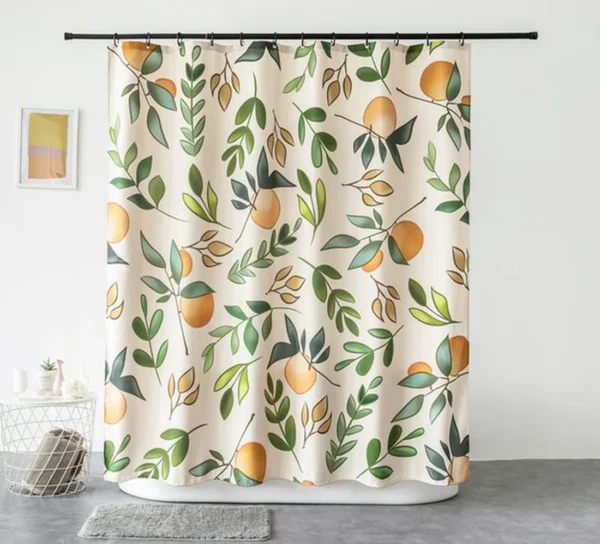 Unyqoos® Stijlvol en Schimmelwerend Douchegordijn met Bloemenpatroon voor Badkamer, Waterdicht en Kleurrijk, 200 x 200 cm