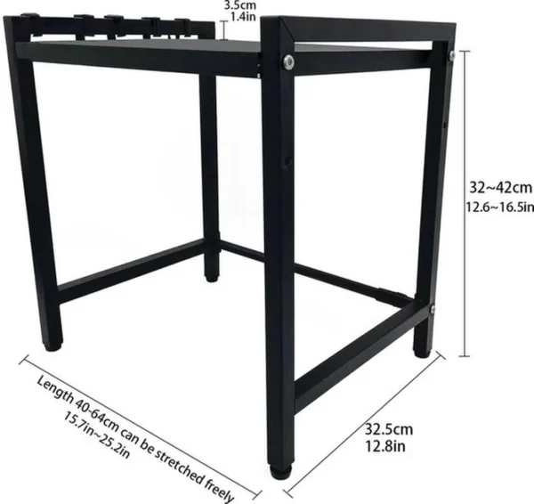 Unyqoos® Verstelbaar en Ruimtebesparend Magnetronrek voor Multifunctioneel Gebruik in de Keuken