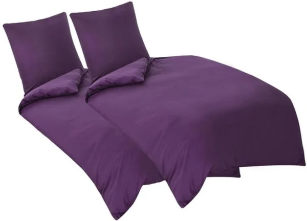 Unyqoos® Verfijnde en Comfortabele 4-delige Beddengoedset met Stijlvolle Accenten in Diverse Kleuren