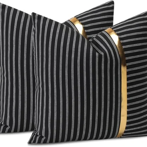 P-87213230645700-20260406110427.webp Unyqoos® Set van 2 stijlvolle kussenhoezen met strepen voor binnen en buiten