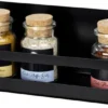 Unyqoos® Magnetisch Kruidenrek voor Buitenkeuken met Veelzijdige Bevestigingsopties en Stijlvolle Zwarte Afwerking