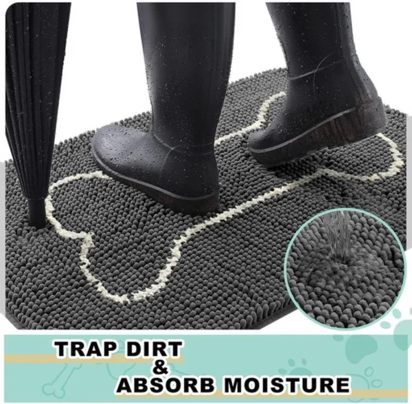 P-87213230648915-20260406091236.webp Unyqoos® Wasbare antislip mat 50x80 cm voor binnen met vuilabsorberende eigenschappen