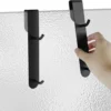 P-87213230674410-20260406115309.webp Unyqoos® Zwarte handdoekhouder set voor glazen douchewand zonder boren