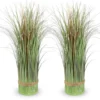 Unyqoos® Set van 2 realistische kunstplanten voor decoratie in huis of kantoor