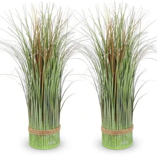 Unyqoos® Set van 2 realistische kunstplanten voor decoratie in huis of kantoor