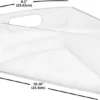 Unyqoos® Draaibare keukenorganizer met hoge wanden voor hoekopslag