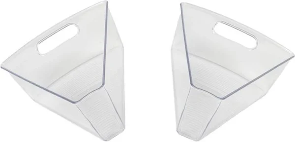 Unyqoos® Draaibare keukenorganizer met hoge wanden voor hoekopslag