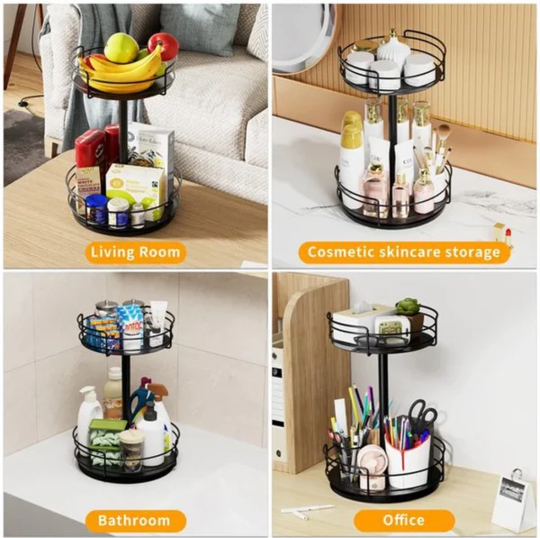 P-87213230742105-20260406101359.webp Unyqoos® Praktisch Draaiplateau Kruidenrek voor Keuken en Meer, Multifunctionele Organizer