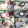 Unyqoos® Verstelbare LED-vergrootlamp met 10x vergroting en flexibele arm