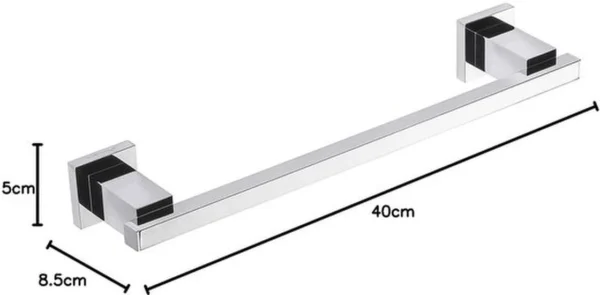 Unyqoos® Stijlvolle en Handdoekhouder van 40 cm voor Badkamer