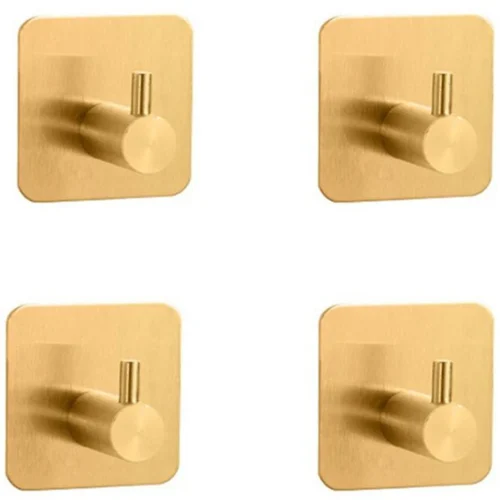 P-87213230772660-20260405181919.webp Unyqoos® Zelfklevende roestvrijstalen haken set voor badkamer en keuken zonder boren