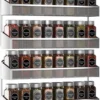 Unyqoos® Drievoudig kruidenrek voor keuken of badkamer met wandmontage optie