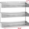 Unyqoos® Drievoudig kruidenrek voor keuken of badkamer met wandmontage optie