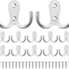 P-87213230855510-20260406120047.webp Unyqoos® Set van twaalf stevige dubbele haken met vierentwintig bevestigingsschroeven