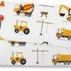 Unyqoos® Levendig Kinderbeddengoed Set met Tractors en Voertuigen Motief voor Slaapcomfort