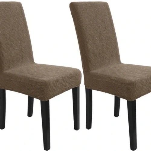 P-87213230869470-20260405184756.webp Unyqoos® Set van 2 elastische stoelhoezen met modern jacquardpatroon voor eetkamerstoelen