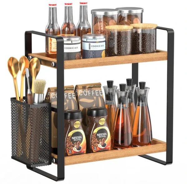 P-87213230871350-20260406095501.webp Unyqoos® Veelzijdige keuken- en koffieaccessoire organizer met uniek tweelaags ontwerp