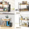 P-87213230871353-20260406095514.webp Unyqoos® Veelzijdige keuken- en koffieaccessoire organizer met uniek tweelaags ontwerp