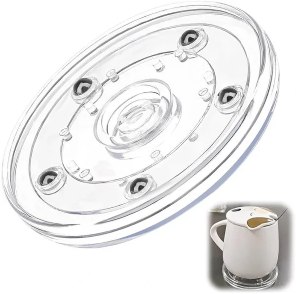 Unyqoos® Transparant draaibaar acryl plateau voor keuken en meer toepassingen