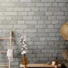 P-87213230898183-20260405113051.webp Unyqoos® Wit 3D Steenlook Behang met Baksteen Effect voor Diverse Kamers