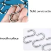 P-87213230900503-20260406120241.webp Unyqoos® Set van 10 compacte S-haken voor veelzijdige organisatie in huis en kantoor