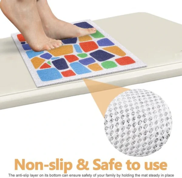 Unyqoos® Antislip Douchemat voor Veiligheid en Comfort in Badkamer en Natte Ruimtes