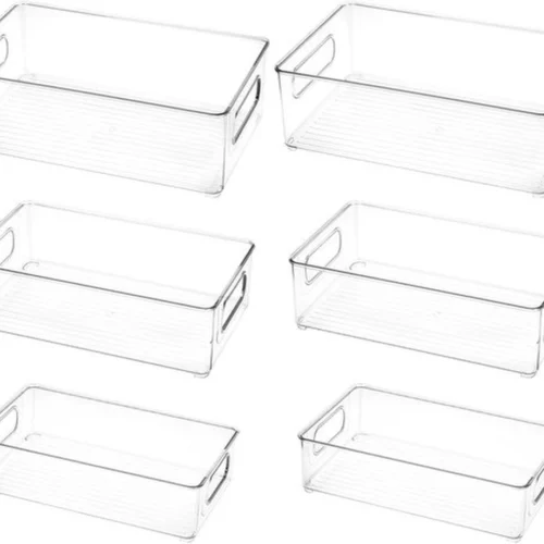 P-87213230919030-20260406094552.webp Unyqoos® Transparante stapelbare opbergdozen voor keuken en koelkastorganisatie