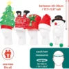 P-87213230922212-20260406093627.webp Unyqoos® Vijfdelige set feestelijke kerstmutsen voor kinderen en volwassenen