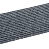 Unyqoos® Grijze antislip deurmat voor binnen met vuilvang en antistatische eigenschappen