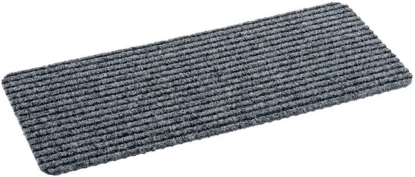 Unyqoos® Grijze antislip deurmat voor binnen met vuilvang en antistatische eigenschappen