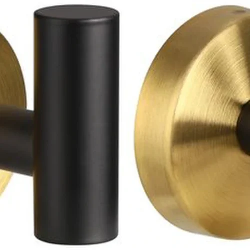 P-87213230927020-20260405180954.webp Unyqoos® Set van twee stijlvolle wandhaken in zwart-goud voor badkamer en keuken