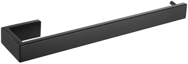Unyqoos® Stijlvolle en Handdoekhouder van Roestvrij Staal voor Badkamer en Keuken, Zwart Mat, 35 cm