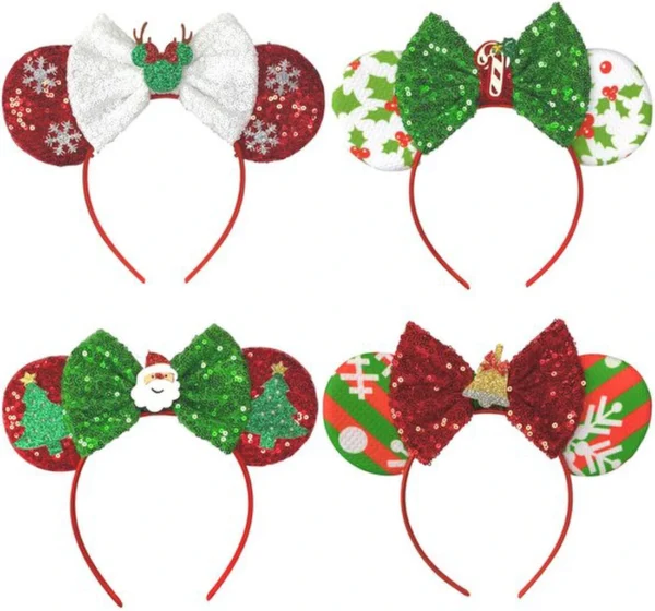 Unyqoos® Decoratieve Hoofdbanden Set van 4 voor Kerst, Feest en Cosplay