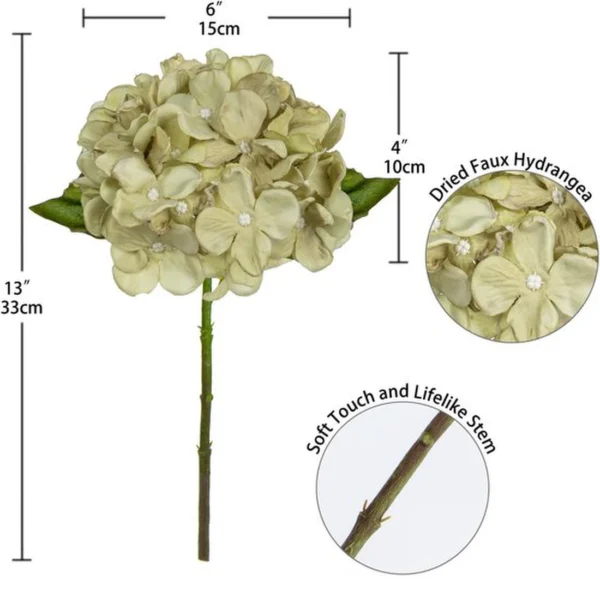 Unyqoos® Levensechte kunsthortensia's voor stijlvolle decoratie en bloemstukken