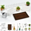 Unyqoos® Uitgebreid 13-delig Miniatuur Tuinset voor Poppenhuis en Decoratie