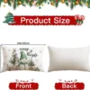 P-87213231002473-20260406111409.webp Unyqoos® Set van 4 decoratieve kerstkussenhoezen met sneeuwpoppenprint voor huisdecoratie
