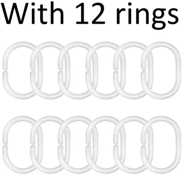 Unyqoos® Fris Douchegordijn met Rustgevend Natuurontwerp - Waterafstotend en Schimmelbestendig - 180 x 200 cm