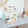 Unyqoos® Draaibare Organizer met Twee Lagen voor Keuken, Eetkamer en Koelkast, 360° Rotatie, 23 cm Diameter