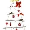 Unyqoos® Houten wanddecoratie kerstboomvorm met decoratieve ster voor feestelijke sfeer