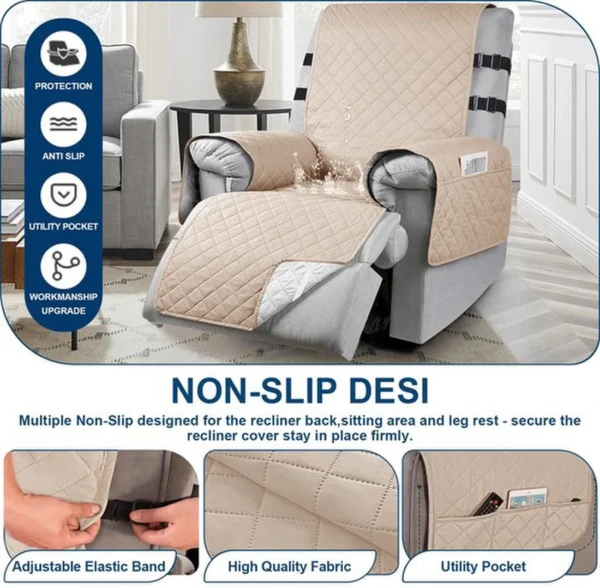 P-87213231053412-20260405182757.webp Unyqoos® Waterdichte en antislip stoelbeschermer voor televisiefauteuils met opbergvakken