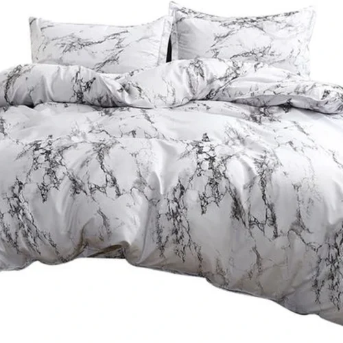 Unyqoos® Beddengoedset met Modern Geometrisch Patroon en Omkeerbaar Ontwerp in Microvezel