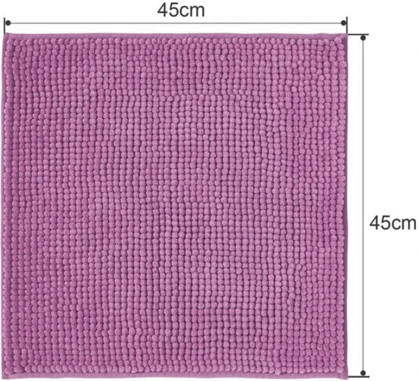Unyqoos® Zachte Chenille Badmat met Antislip en Waterabsorberende Eigenschappen voor Badkamercomfort