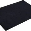 Unyqoos® Zwarte multifunctionele deurmat voor binnenshuis met antislip en wasbare eigenschappen