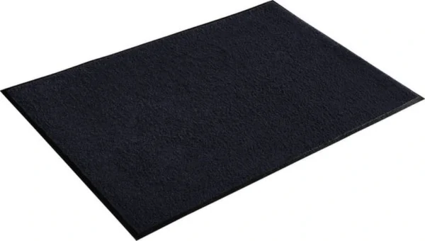 Unyqoos® Zwarte multifunctionele deurmat voor binnenshuis met antislip en wasbare eigenschappen