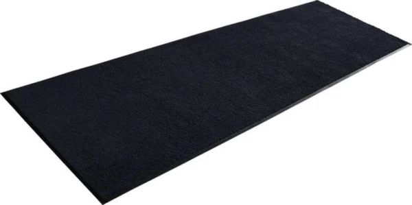 Unyqoos® Zwarte multifunctionele deurmat voor binnenshuis met antislip en wasbare eigenschappen