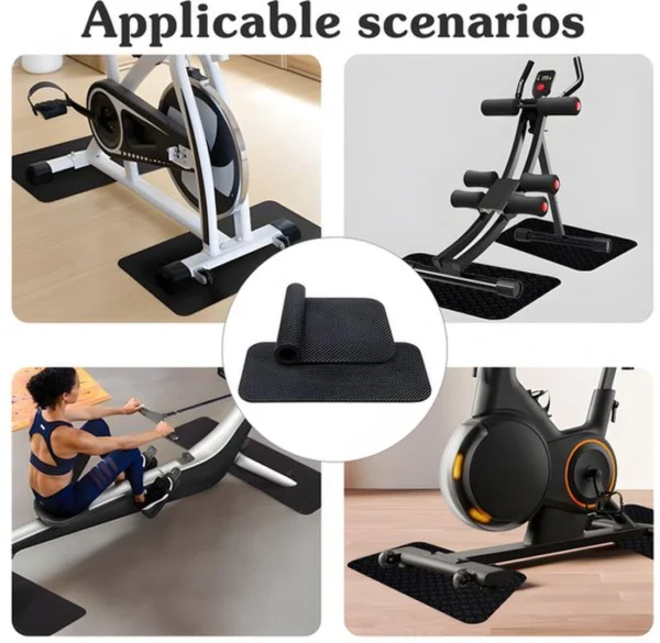Unyqoos® Beschermende fitnessmat voor diverse toestellen en oppervlakken, 60x43 cm