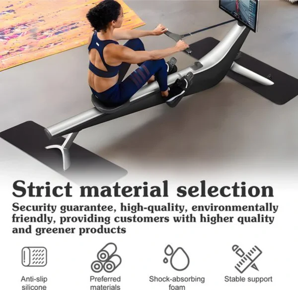 Unyqoos® Beschermende fitnessmat voor diverse toestellen en oppervlakken, 60x43 cm