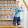 Unyqoos® Retro Stijl Zelfklevend Behang met Tegelpatroon voor Meubels en Muren, 44 x 200 cm
