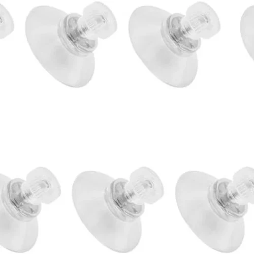 P-87213231144970-20260406114834.webp Unyqoos® Set van 7 transparante zuignappen met kartelmoer voor veelzijdig gebruik